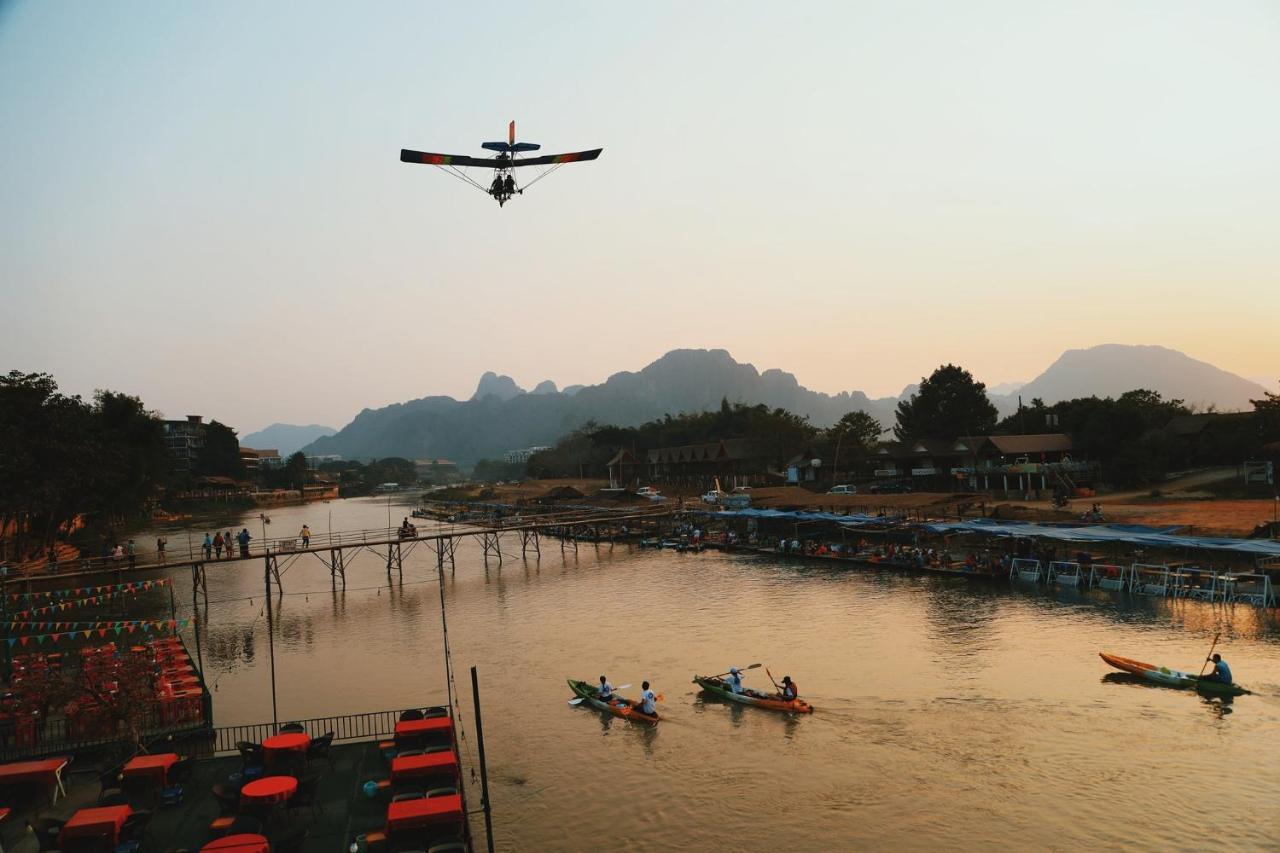 Sd View Hotel Vang Vieng Exterior foto