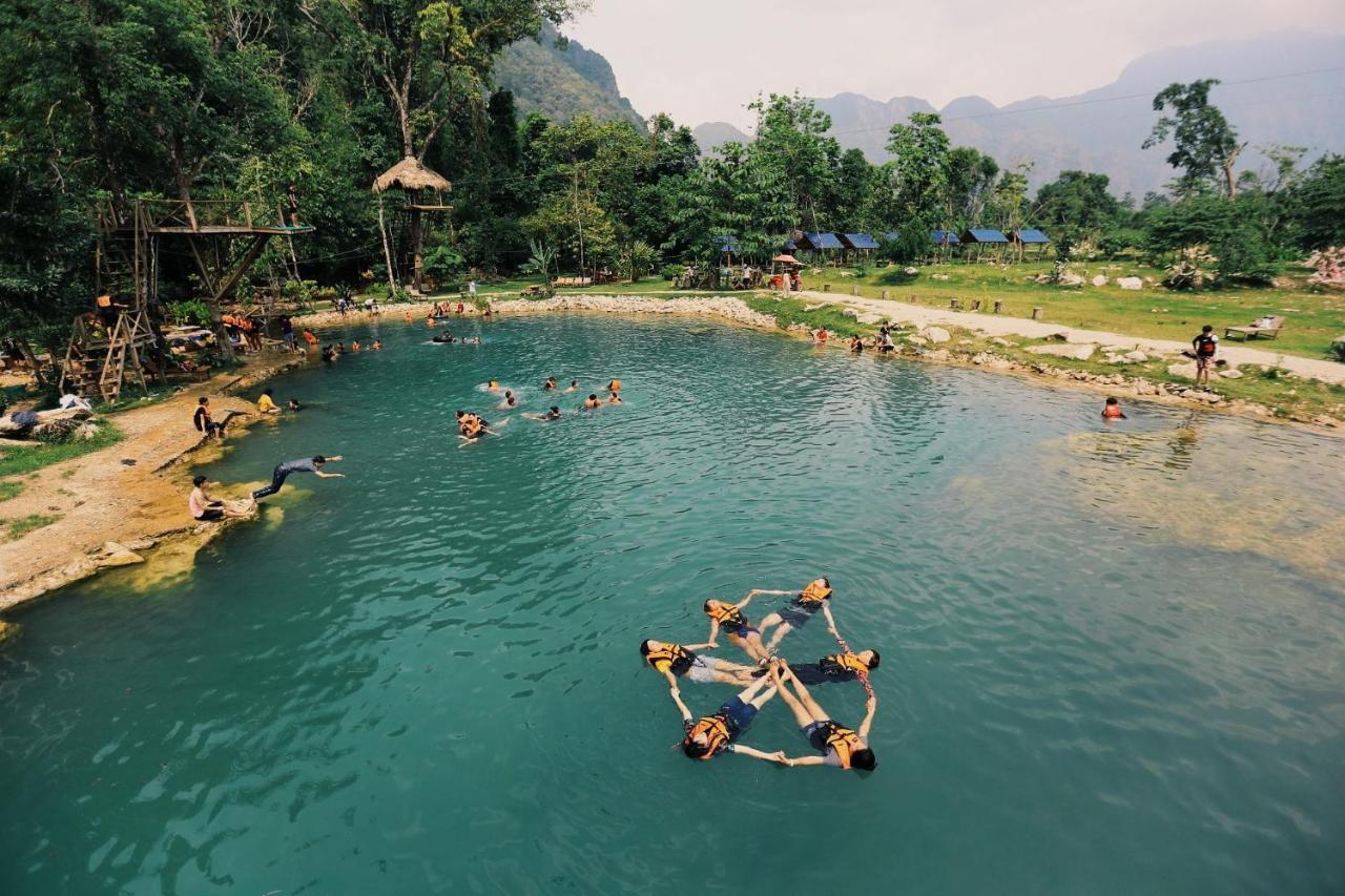 Sd View Hotel Vang Vieng Exterior foto