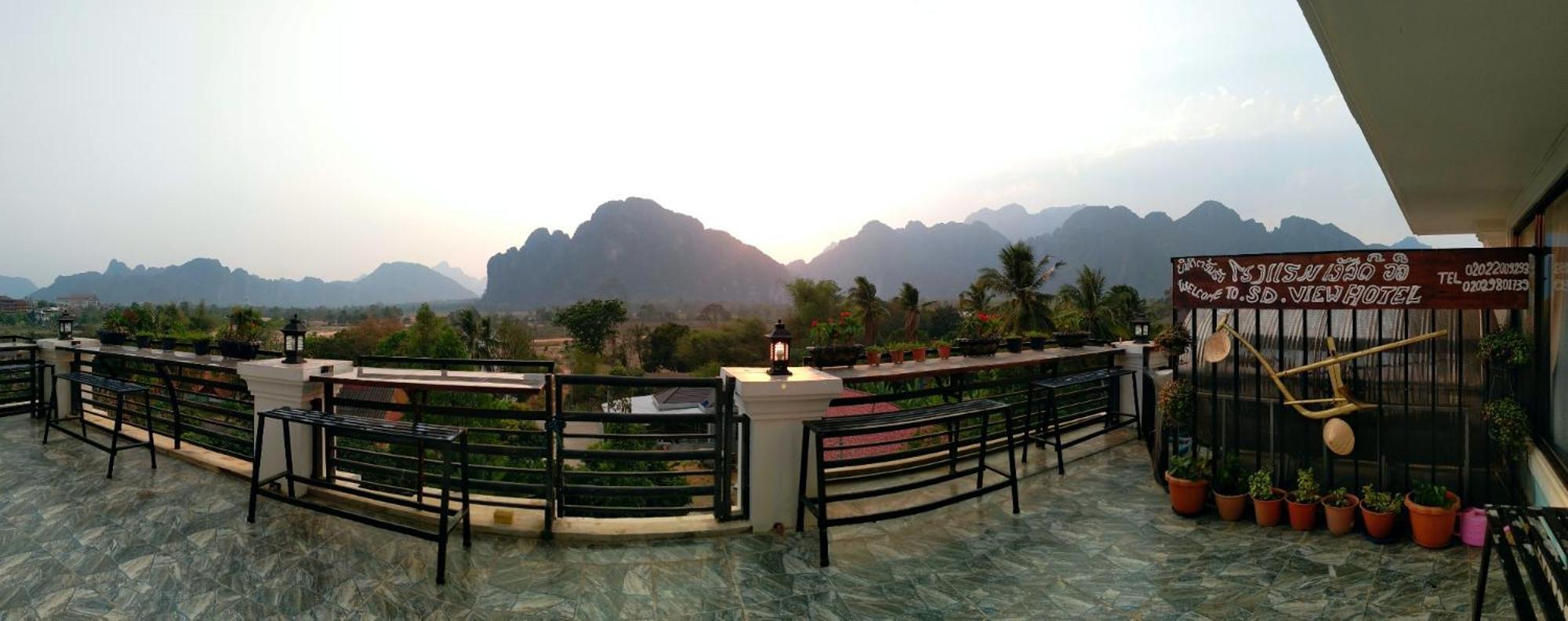 Sd View Hotel Vang Vieng Exterior foto