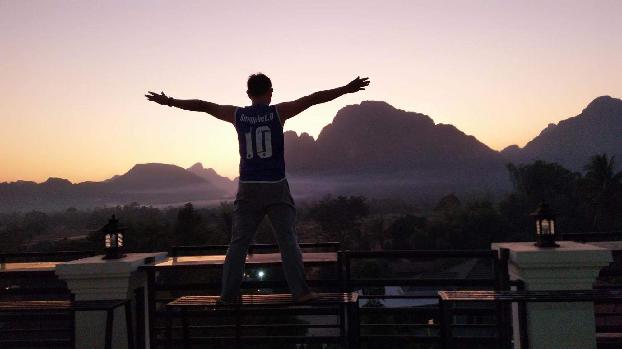 Sd View Hotel Vang Vieng Exterior foto